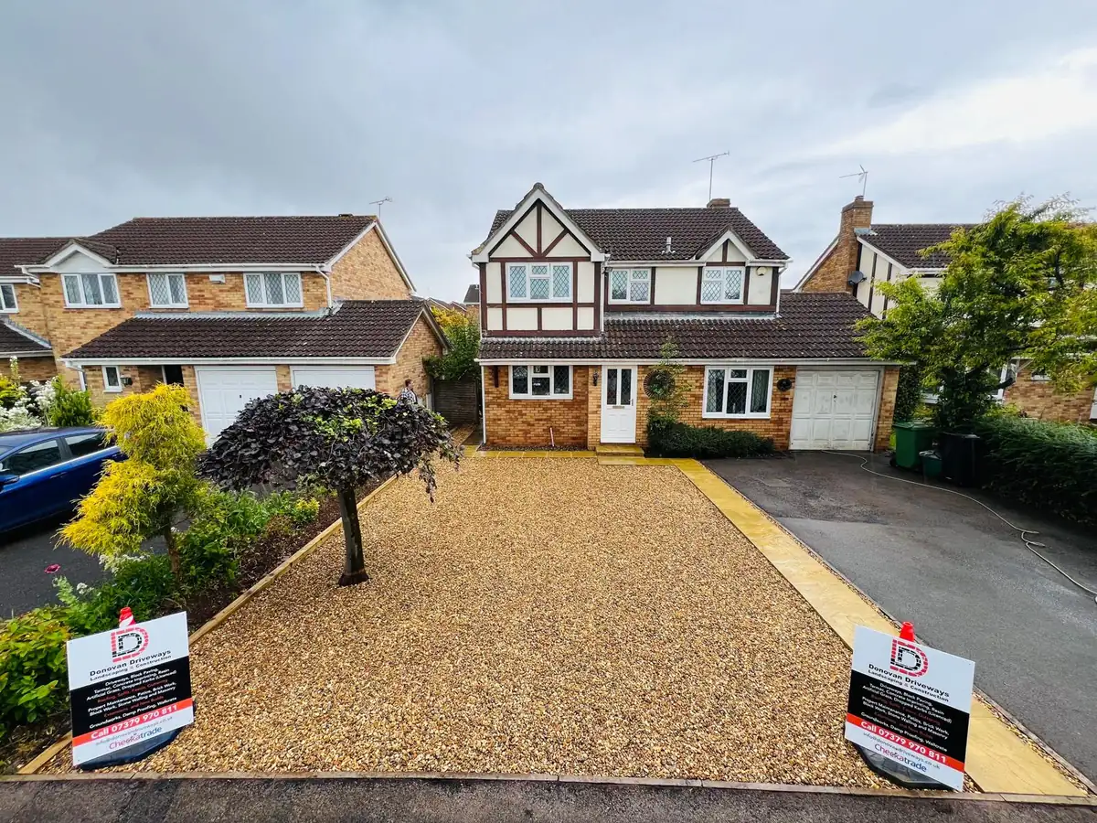 Block paving driveway