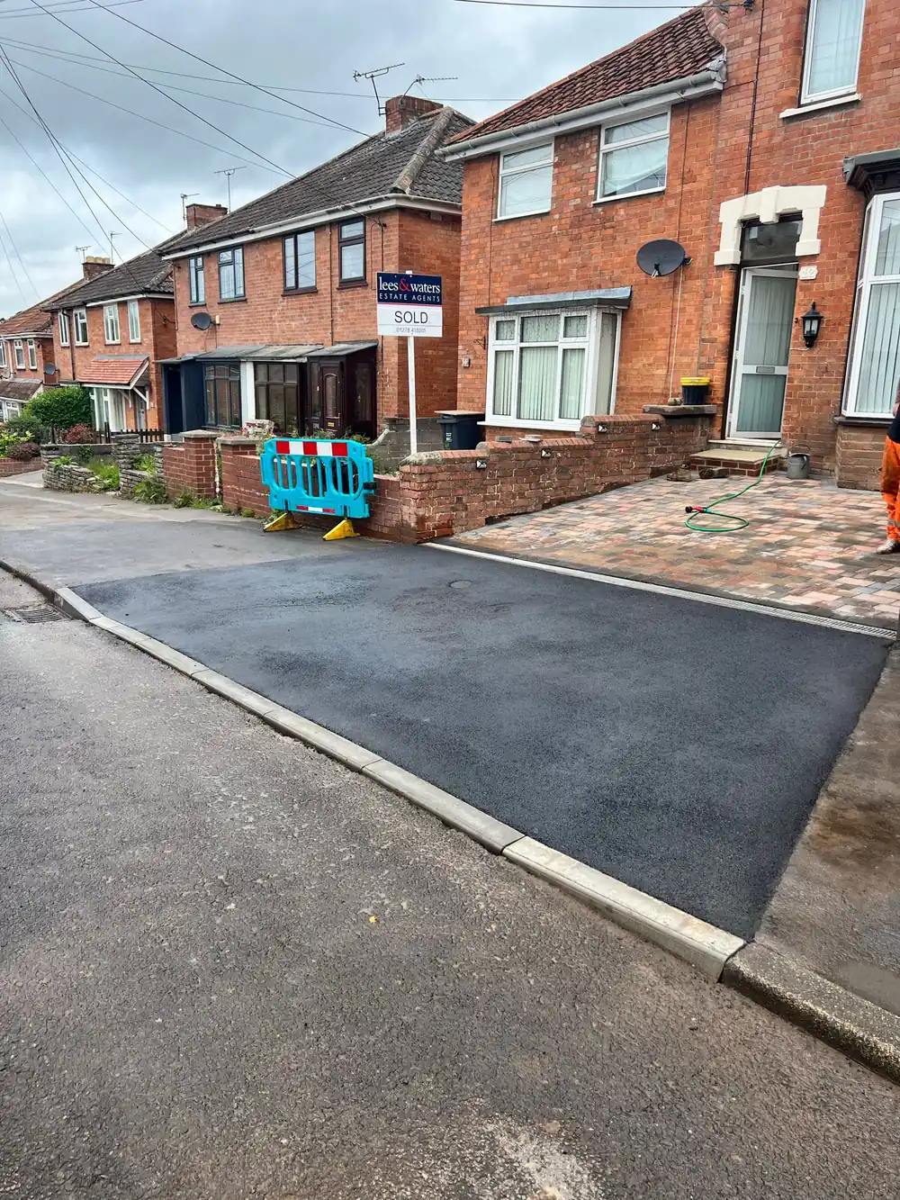 Completed paving project